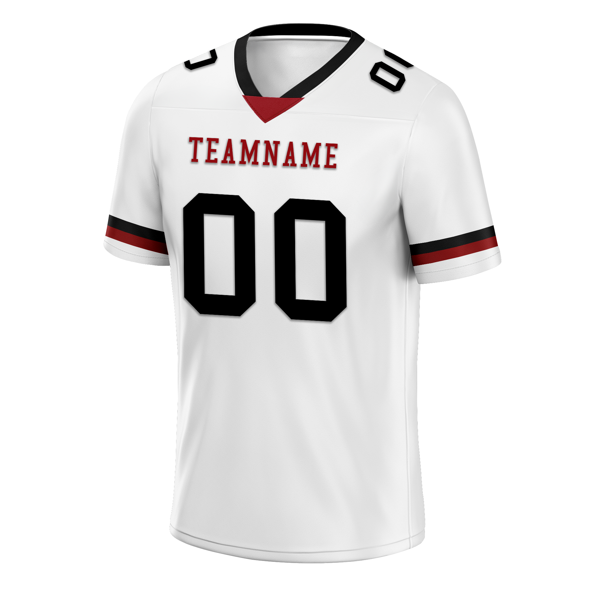 Custom White Black Classic Style Personalized Authentic Football Jersey FBJ02-bd0a700b