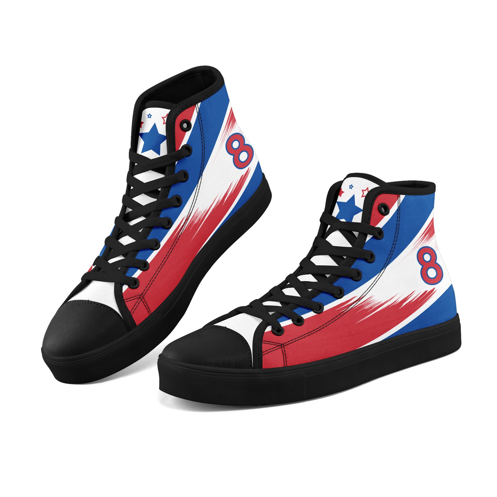 Custom South Korea 2026 World Cup Sneakers DIY Country Flag Running Shoes Lightweight Sport Shoes Gift for Football Fans Personalized Team Name and Logo FN024-F009120-9
