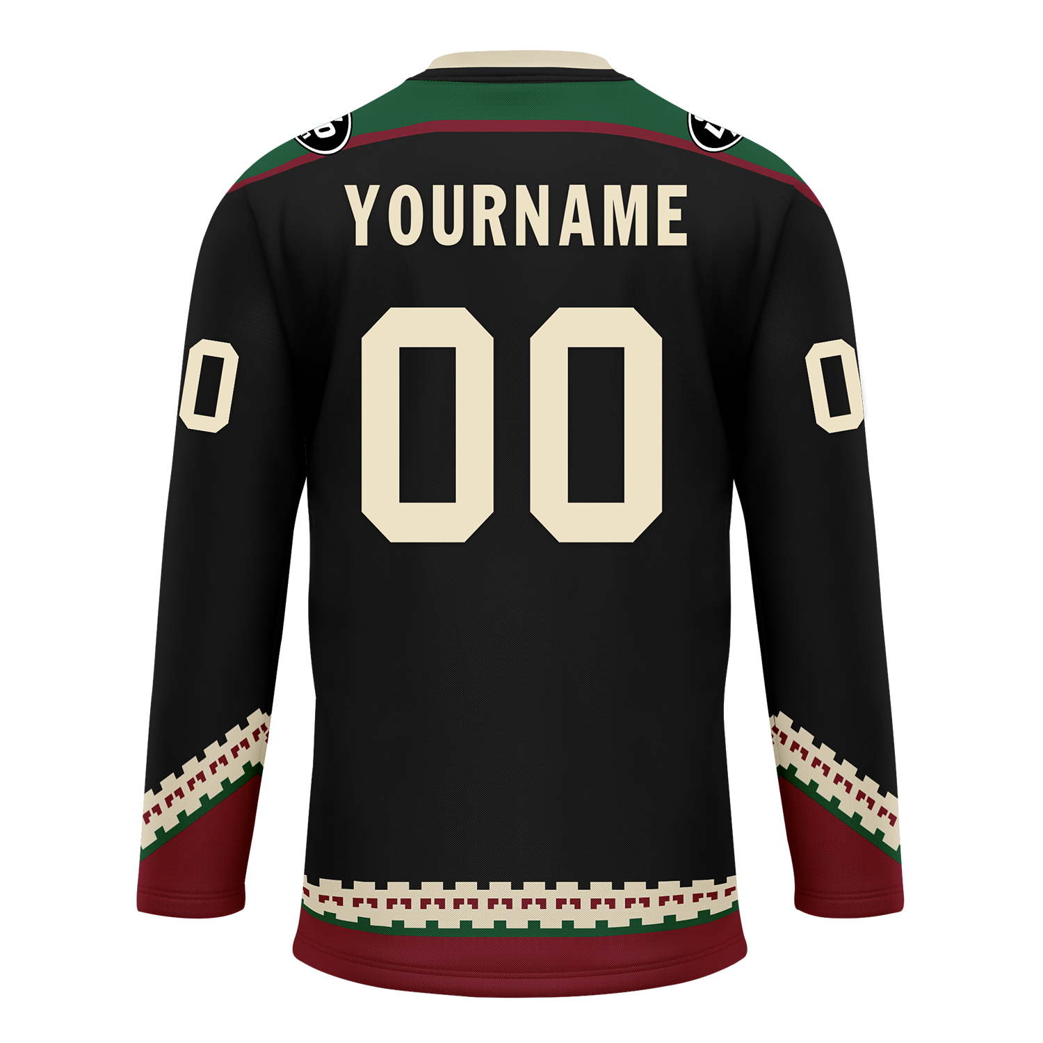 Custom Black Personalized Hockey Jersey HCKJ01-D0a70fc