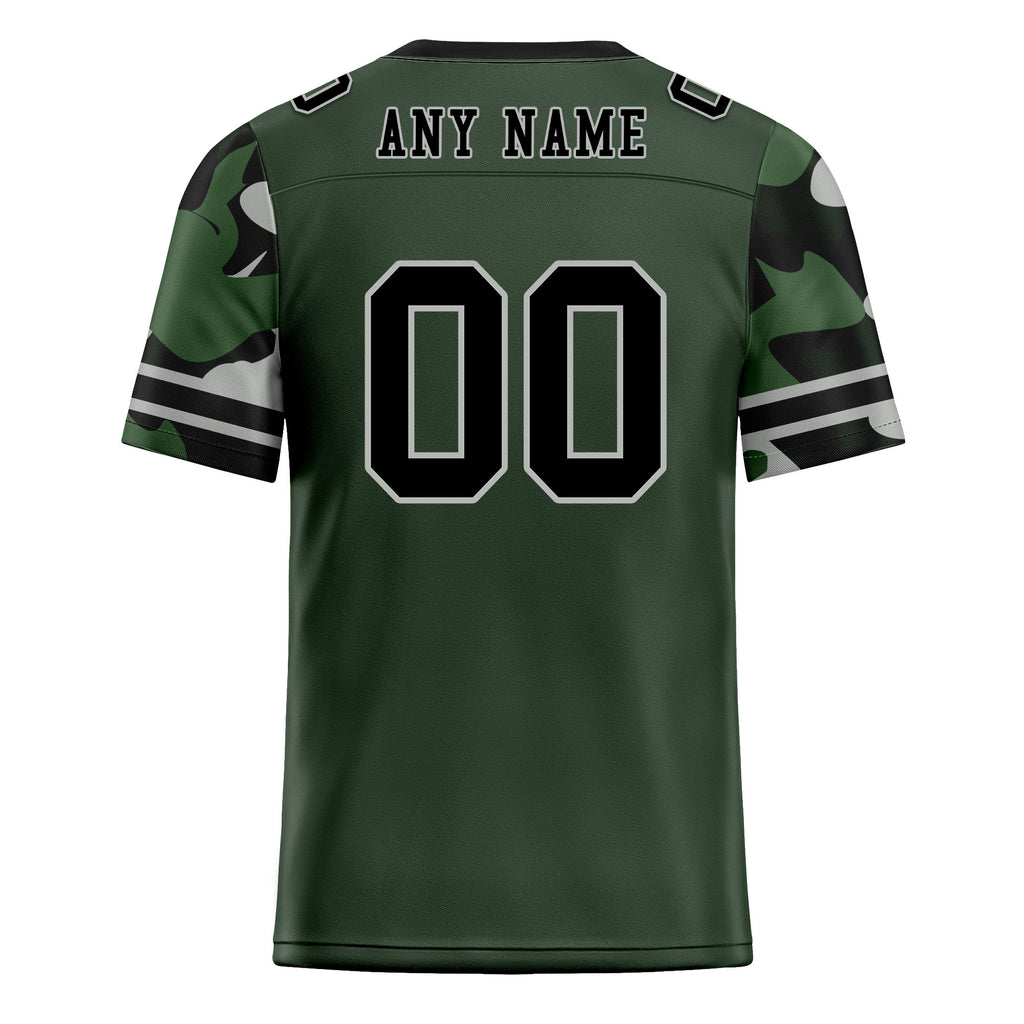 Custom Camo Personalized Authentic Football Jersey FBJ02-D06123