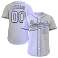 Custom Purple Grey Gradient Fashion Personalized Authentic Baseball Jersey BSBJ01-D0a7a0f