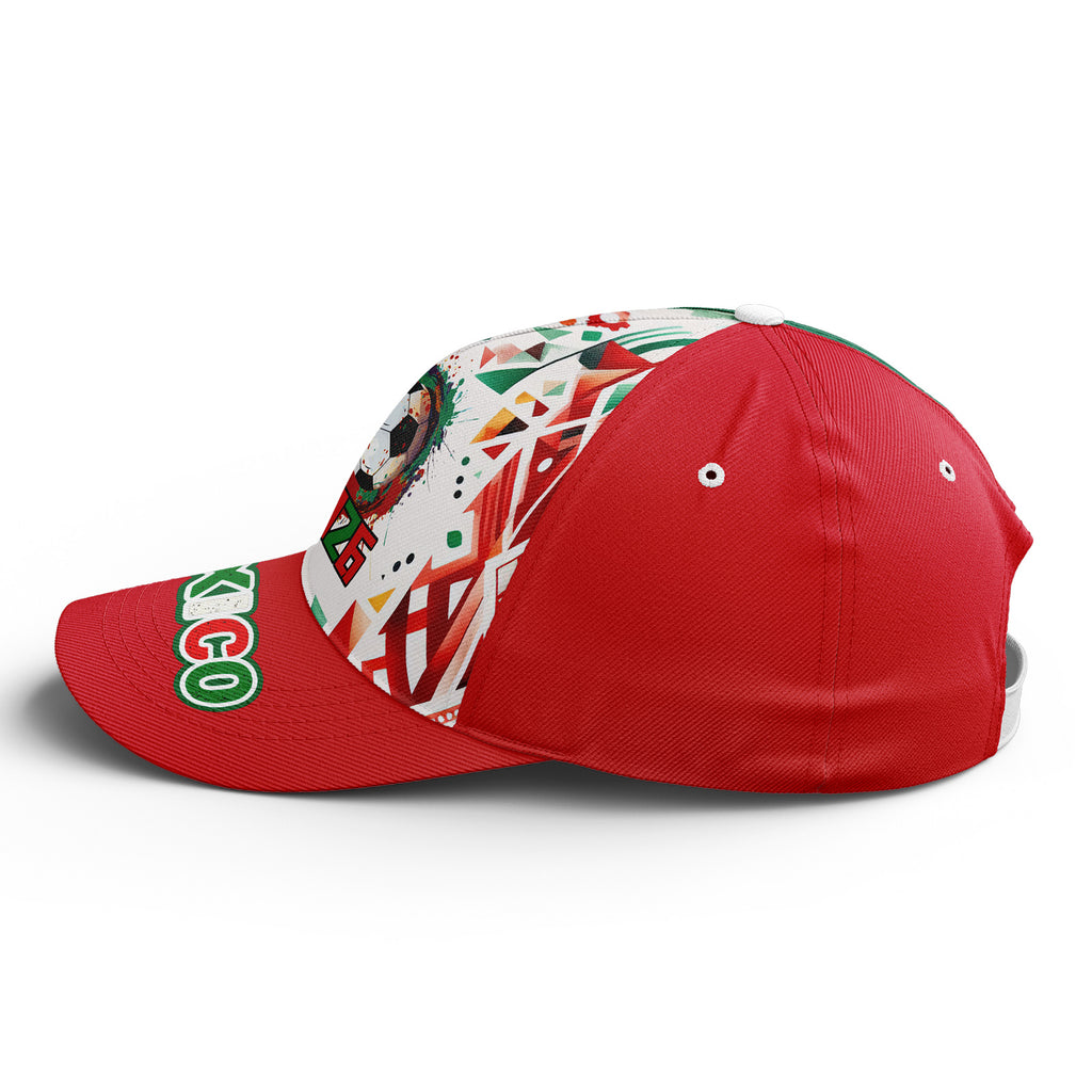 Personalized 2026 Mexico Soccer Fan Hat - Add Your Name & Design Custom 2026 Football Tournament Hat YW061-F023053-5