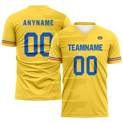 Custom Yellow Soccer Sets Jersey Personalized SCJ101-D28016