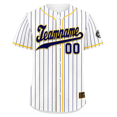 Custom Stripe Fashion Personalized Authentic Baseball Jersey BSBJ01-E025078-13