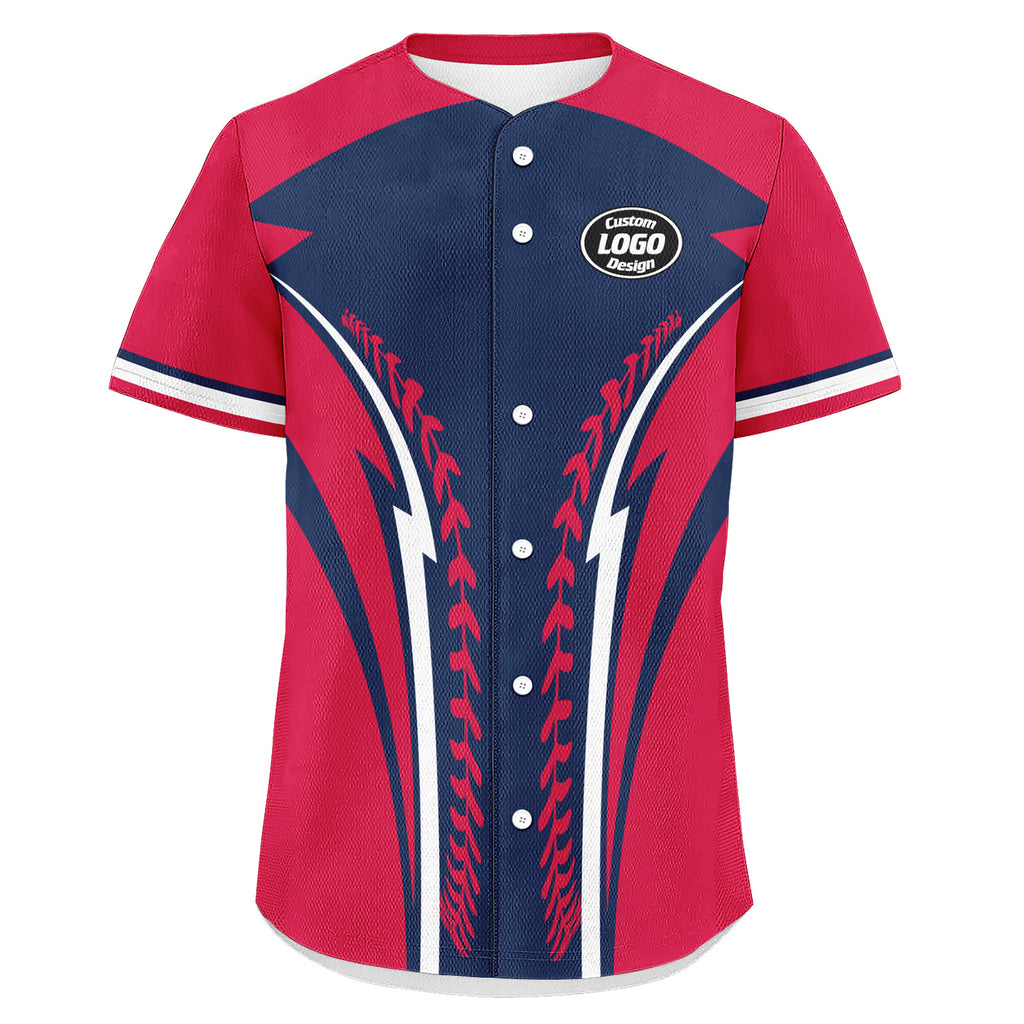 Custom Personalized Authentic Baseball Jersey BSBJ01-E023019-3