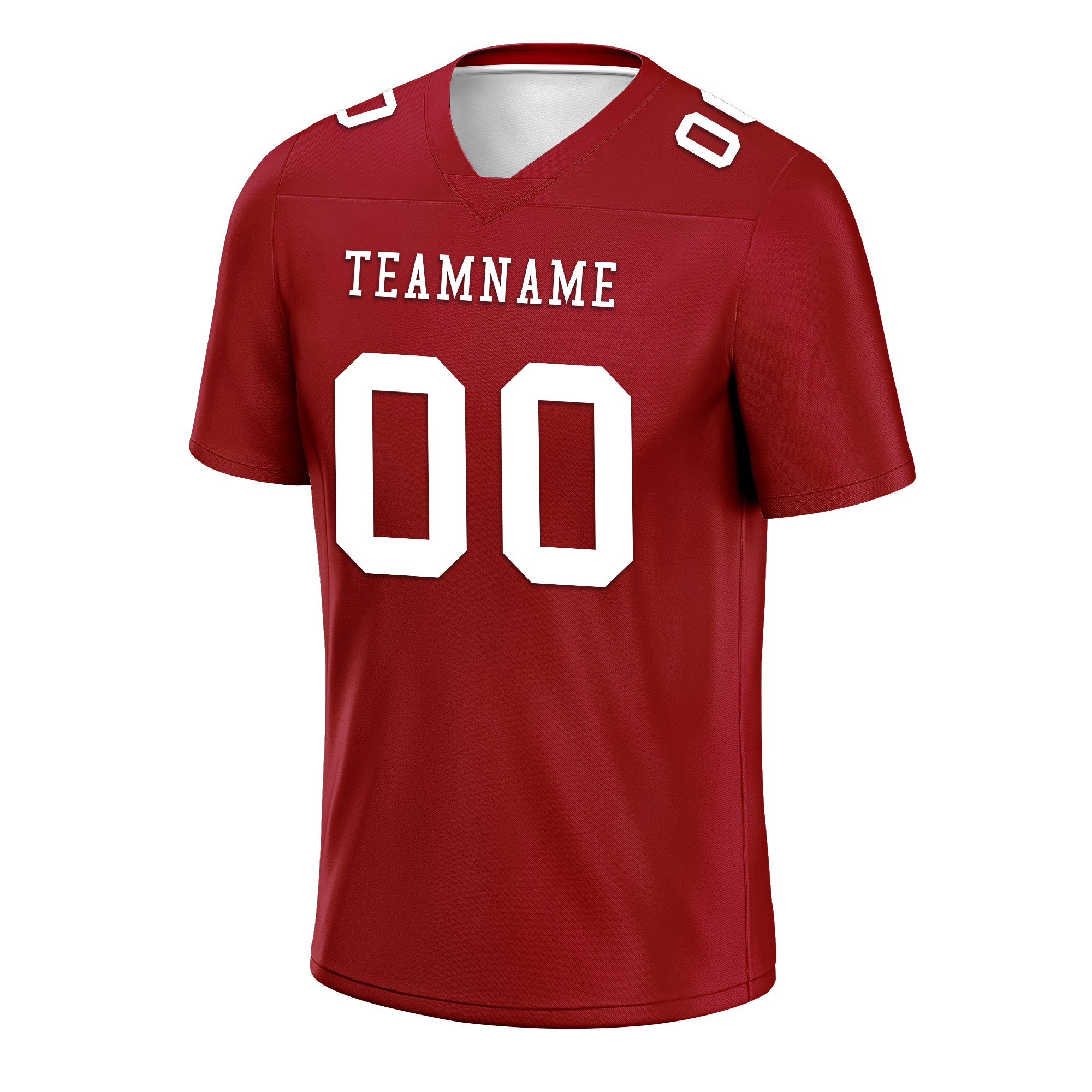 Custom Red Classic Style Personalized Authentic Football Jersey FBJ02-bd0a700a