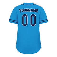 Custom Blue Classic Style Black Personalized Authentic Baseball Jersey UN002-bd0b00d8-cc