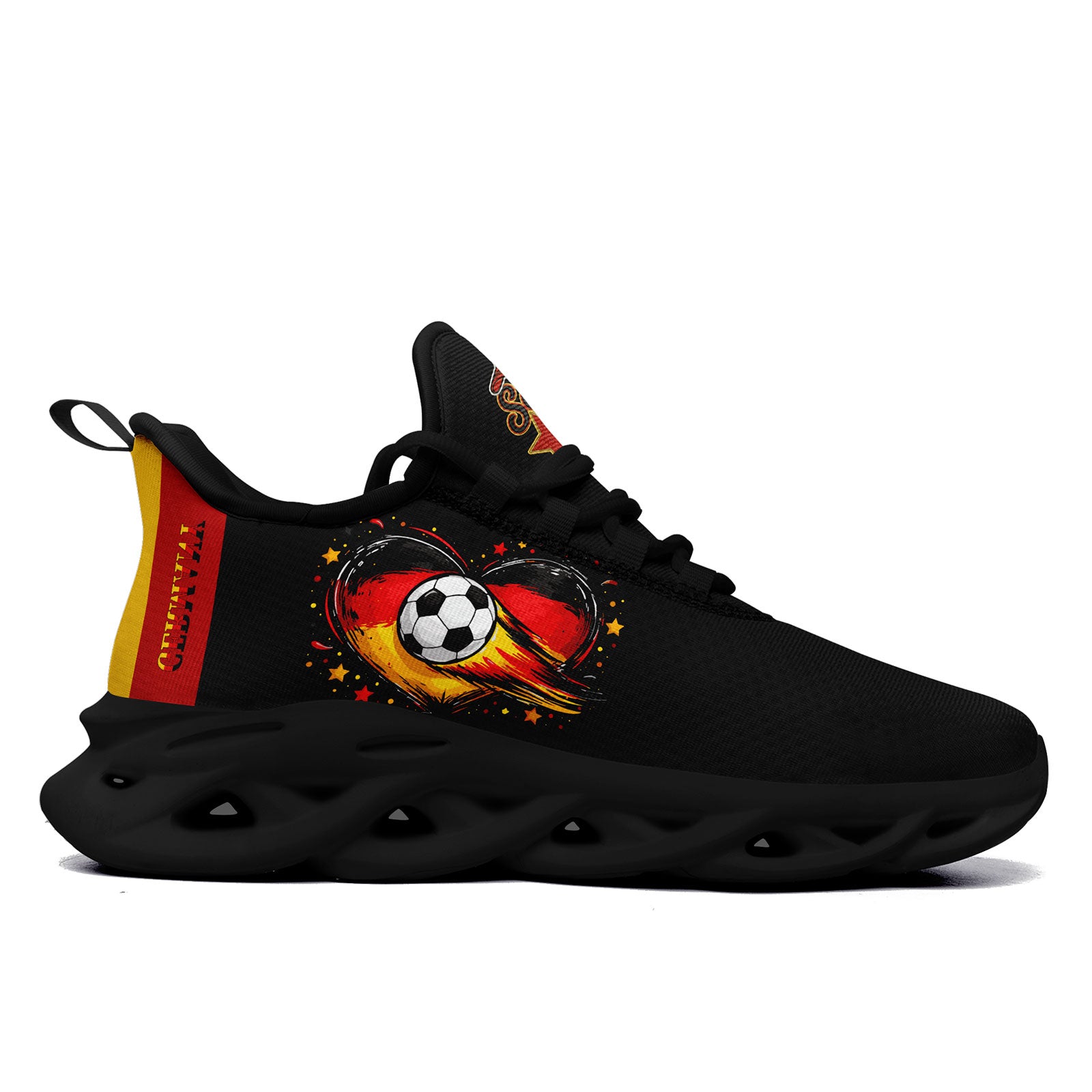 Custom Germany 2026 World Cup Sneakers DIY Country Flag Running Shoes Lightweight Sport Shoes Gift for Football Fans Personalized Team Name and Logo FN003-F025035-6