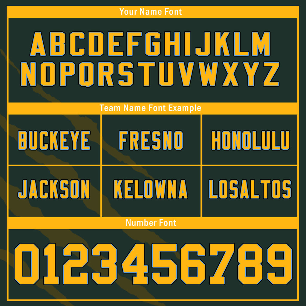 Custom Green Yellow Wisconsin High-Performance American Football Jersey FBJ06-D023001-13