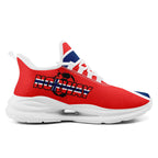 Custom 2026 World Cup Norway Sneakers DIY Country Flag Running Shoes Lightweight Sport Shoes Gift for Football Fans Personalized Team Name and Logo FN079-F027070-3