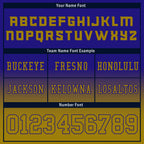 Custom Blue Yellow Fade Fashion Baltimore High-Performance American Football Jersey FBJ06-D020252-2