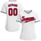 Custom White Classic Style Red Personalized Authentic Baseball Jersey BSBJ01-bd0faaf