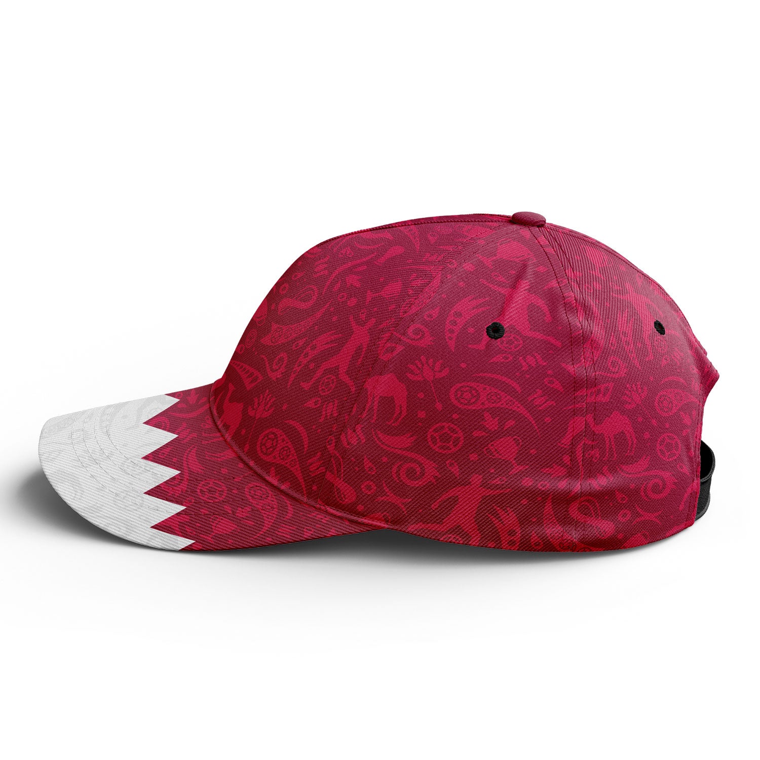 Personalized 2026 Qatar Soccer Fan Hat - Add Your Name & Design Custom 2026 Football Tournament Hat YW061-F025143-2