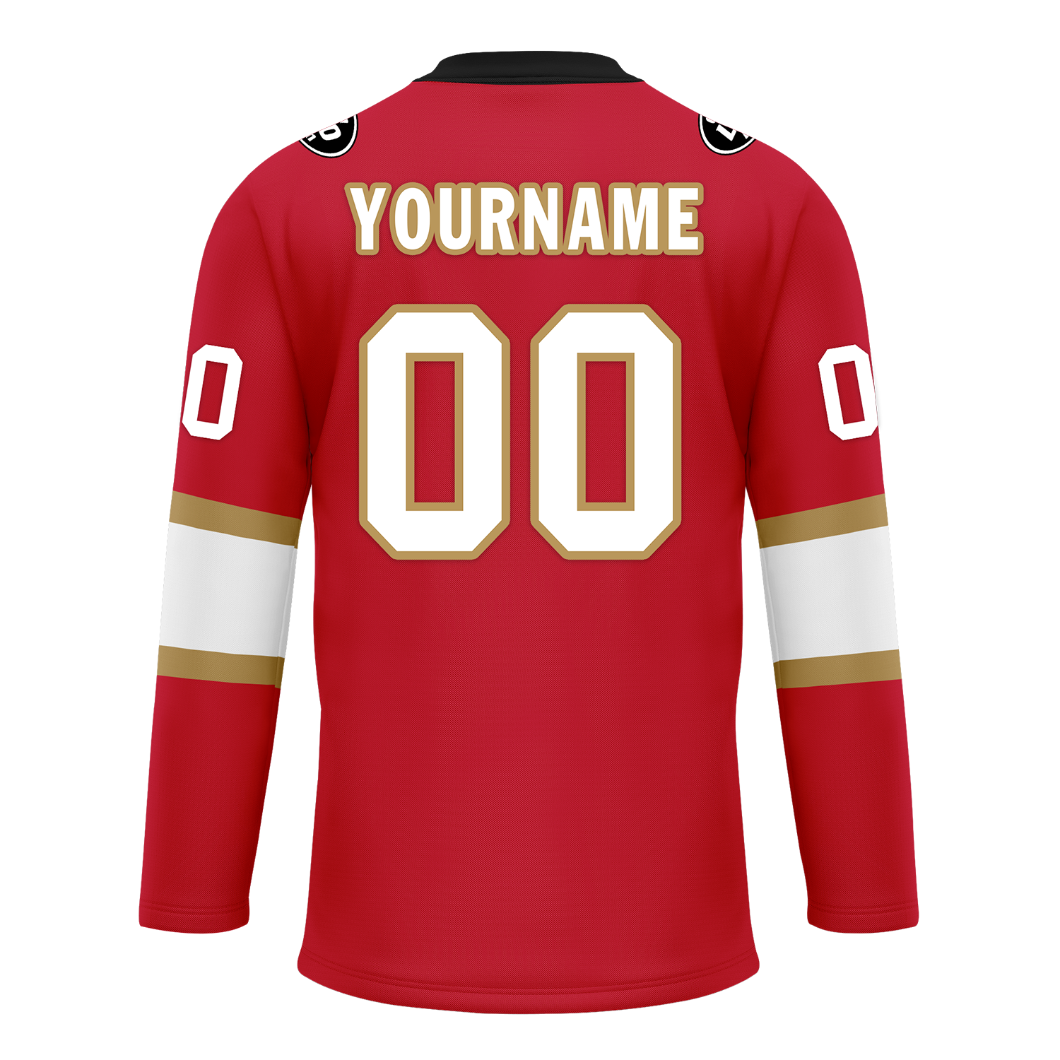 Custom Red White Personalized Hockey Jersey HCKJ01-D0a70ae