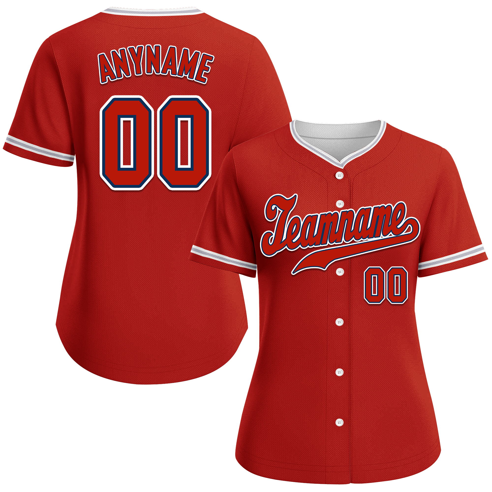Custom Red Classic Style Red Personalized Authentic Baseball Jersey BSBJ01-bd0fab7