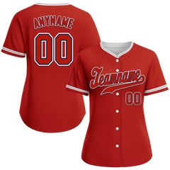 Custom Red Classic Style Red Personalized Authentic Baseball Jersey BSBJ01-bd0fab7