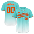 Custom Cyan White Fade Fashion Personalized Authentic Baseball Jersey BSBJ01-D0a70e8