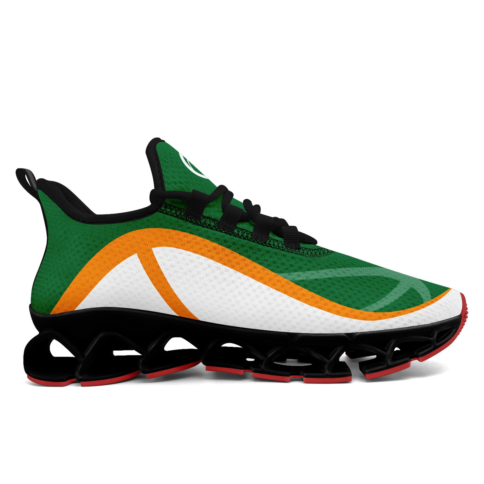 Custom Green Orange Maxsoul Shoes Personalized Sneaker FN003XD-D020391-18