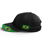 Personalized 2026 Brazil Soccer Fan Hat - Add Your Name & Design Custom 2026 Football Tournament Hat YW061-F027074-3