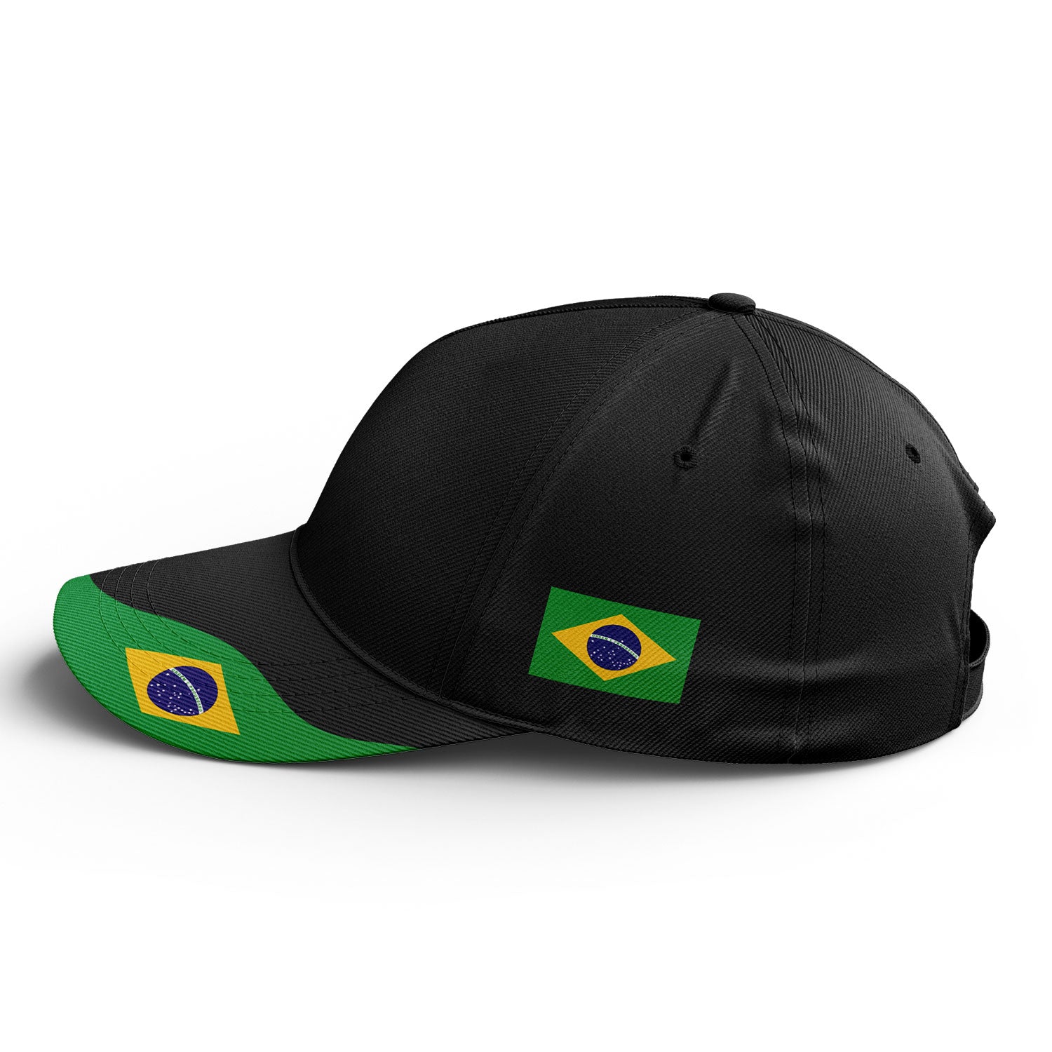Personalized 2026 Brazil Soccer Fan Hat - Add Your Name & Design Custom 2026 Football Tournament Hat YW061-F027074-3
