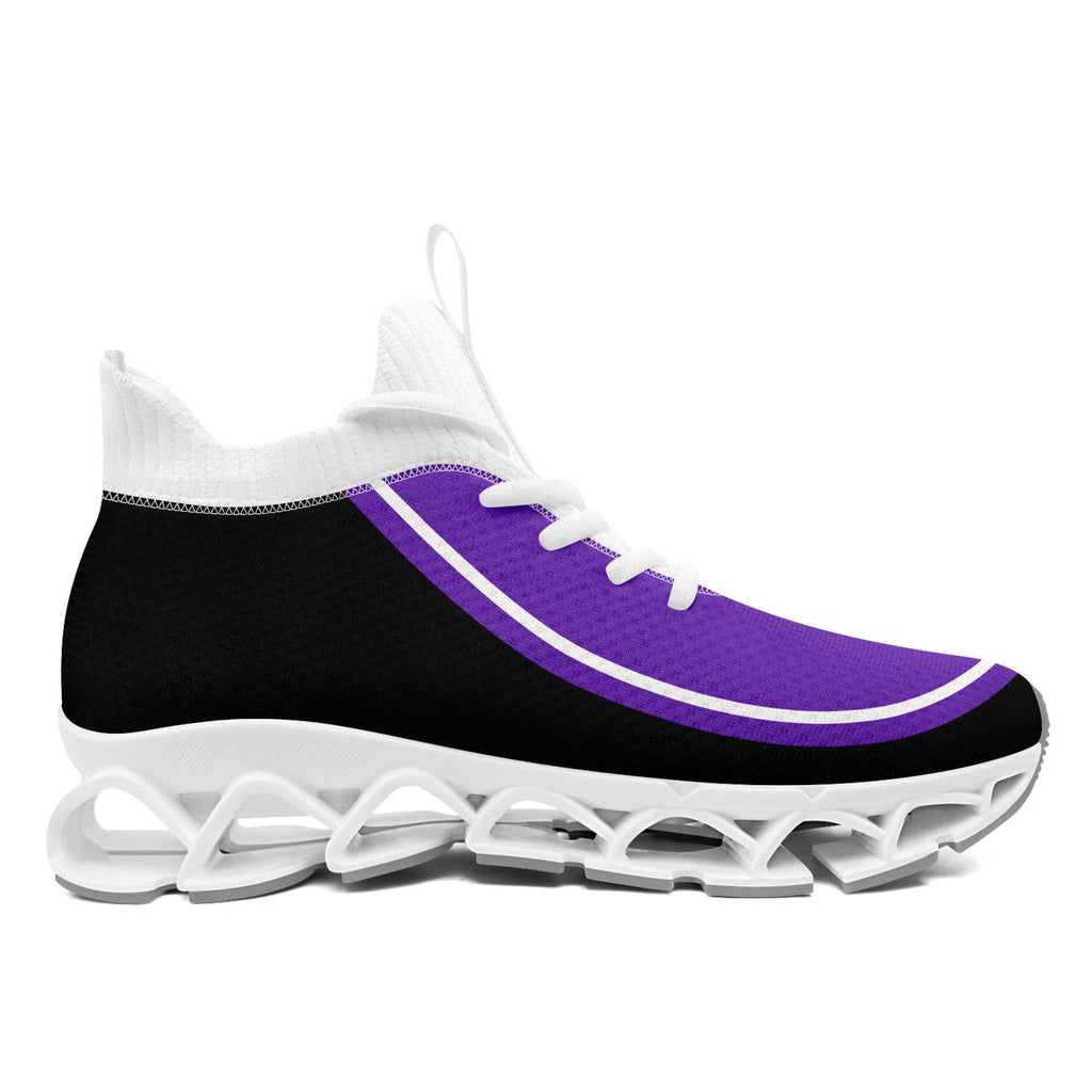 Custom Purple Black Maxsoul Shoes Personalized Sneaker FN030XD-D020388-15
