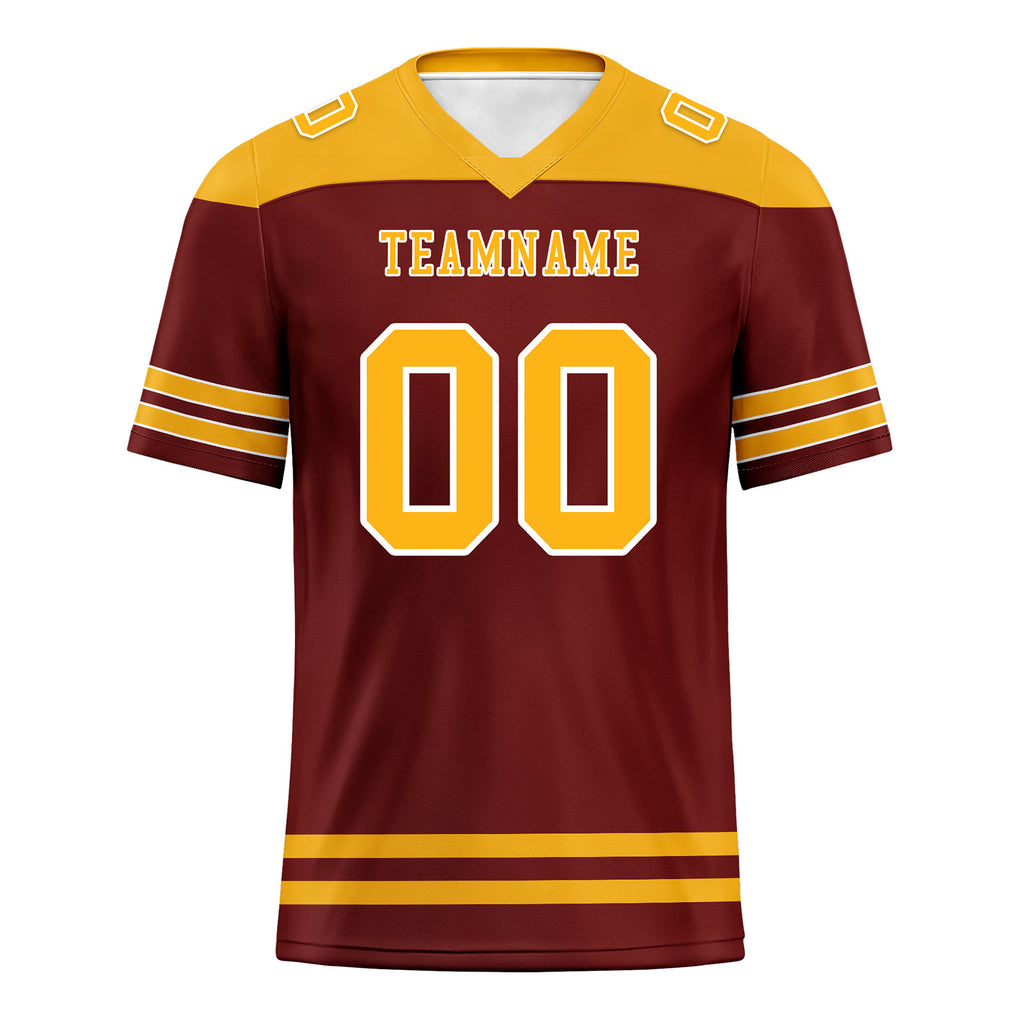 Custom Washington Personalized Authentic Football Jersey FBJ02-E0607-19