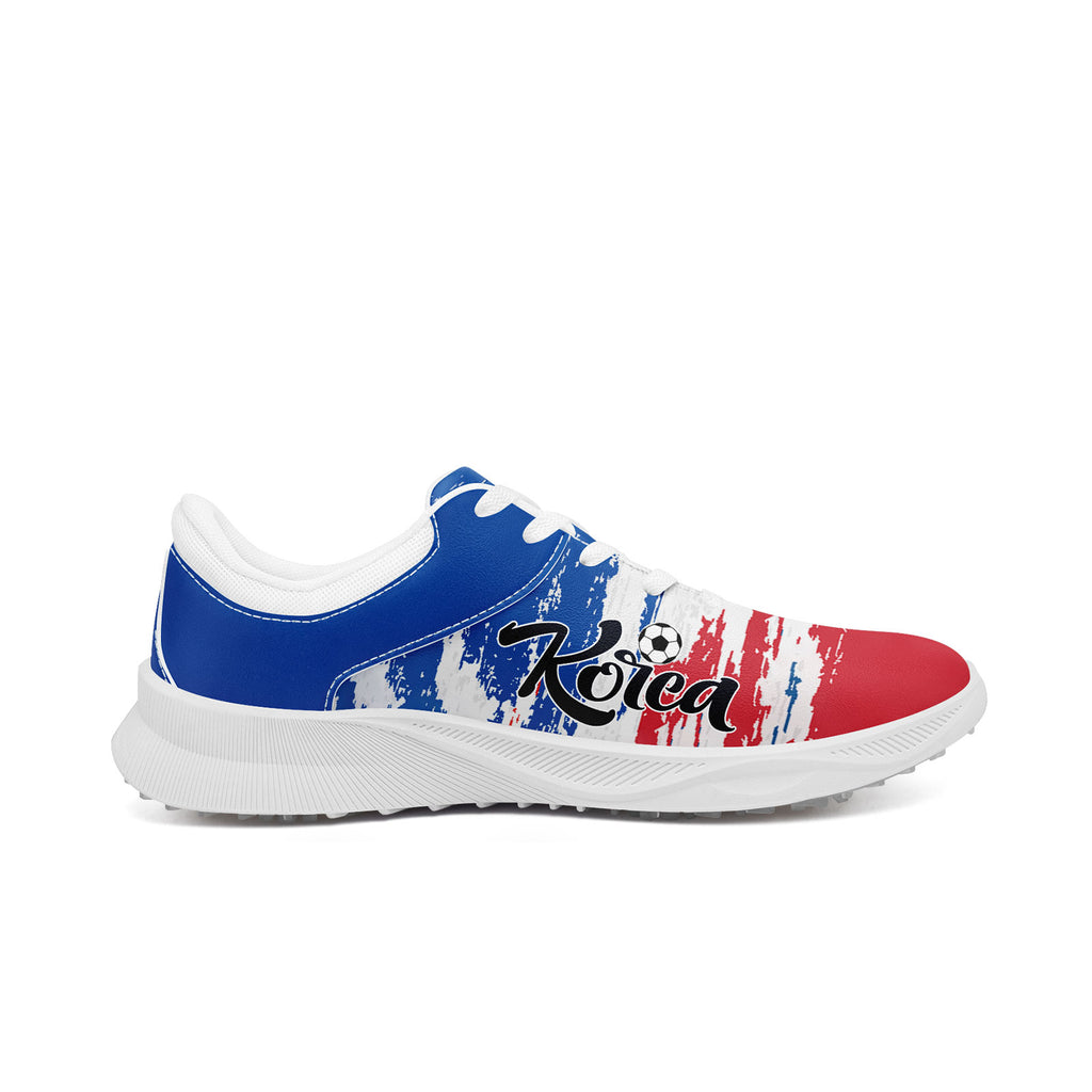 Custom South Korea 2026 World Cup Sneakers DIY Country Flag Running Shoes Lightweight Sport Shoes Gift for Football Fans Personalized Team Name and Logo FN062-F009110-2