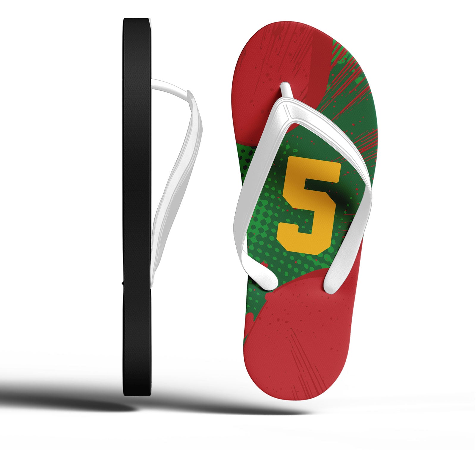 Custom Morocco 2026 World Cup Sneakers DIY Country Flag Running Shoes Lightweight Sport Shoes Gift for Football Fans Personalized Team Name and Logo FN058-F009124-4