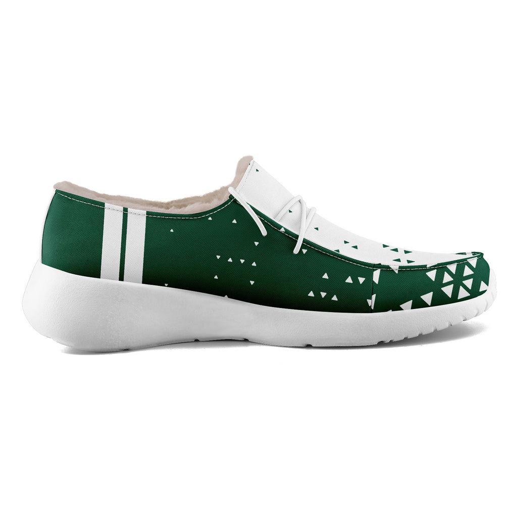 Custom Green White New York Shoes Personalized Sneaker FN042-D020279-28