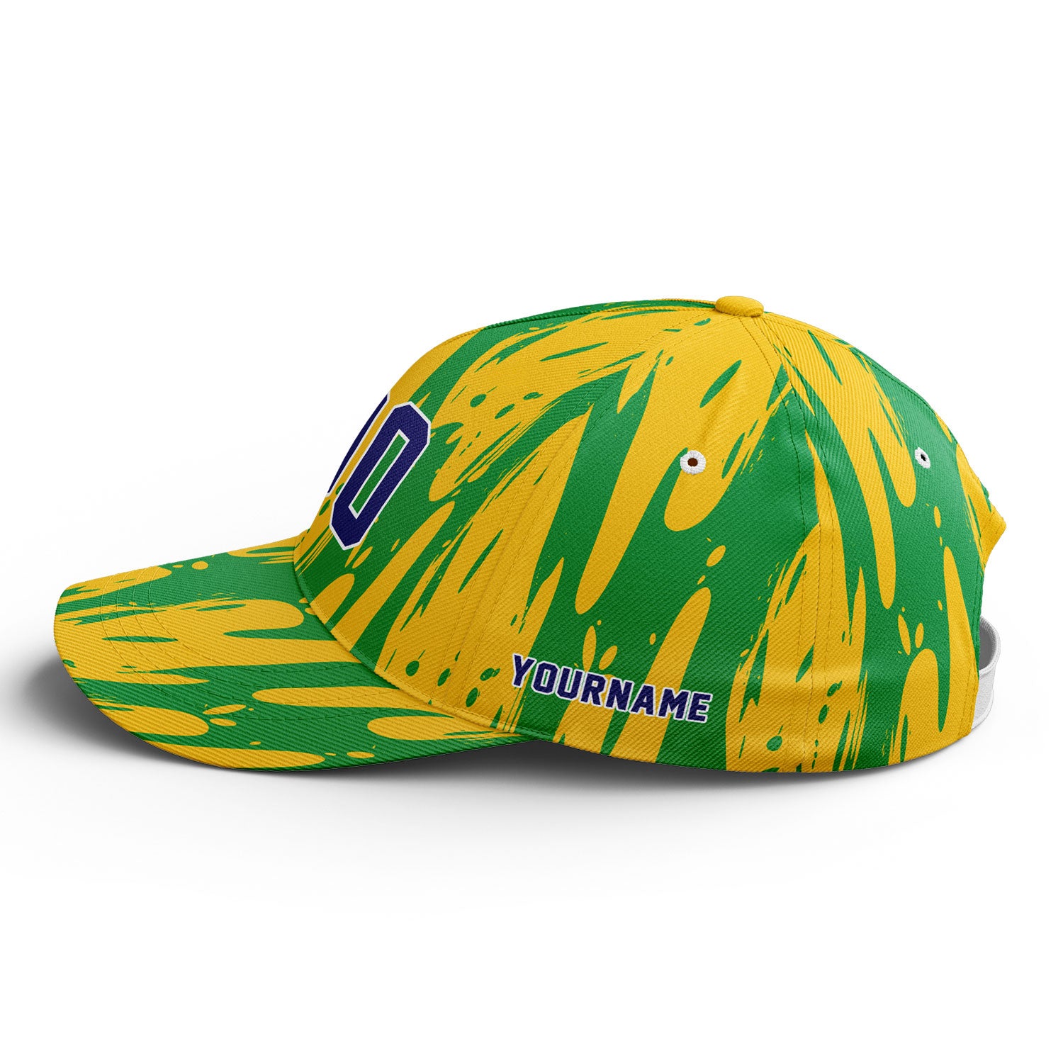Personalized 2026 Brazil Soccer Fan Hat - Add Your Name & Design Custom 2026 Football Tournament Hat YW061-F027087-1