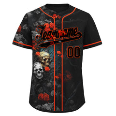 Custom Gothic Personalized Authentic Baseball Jersey BSBJ01-E06009