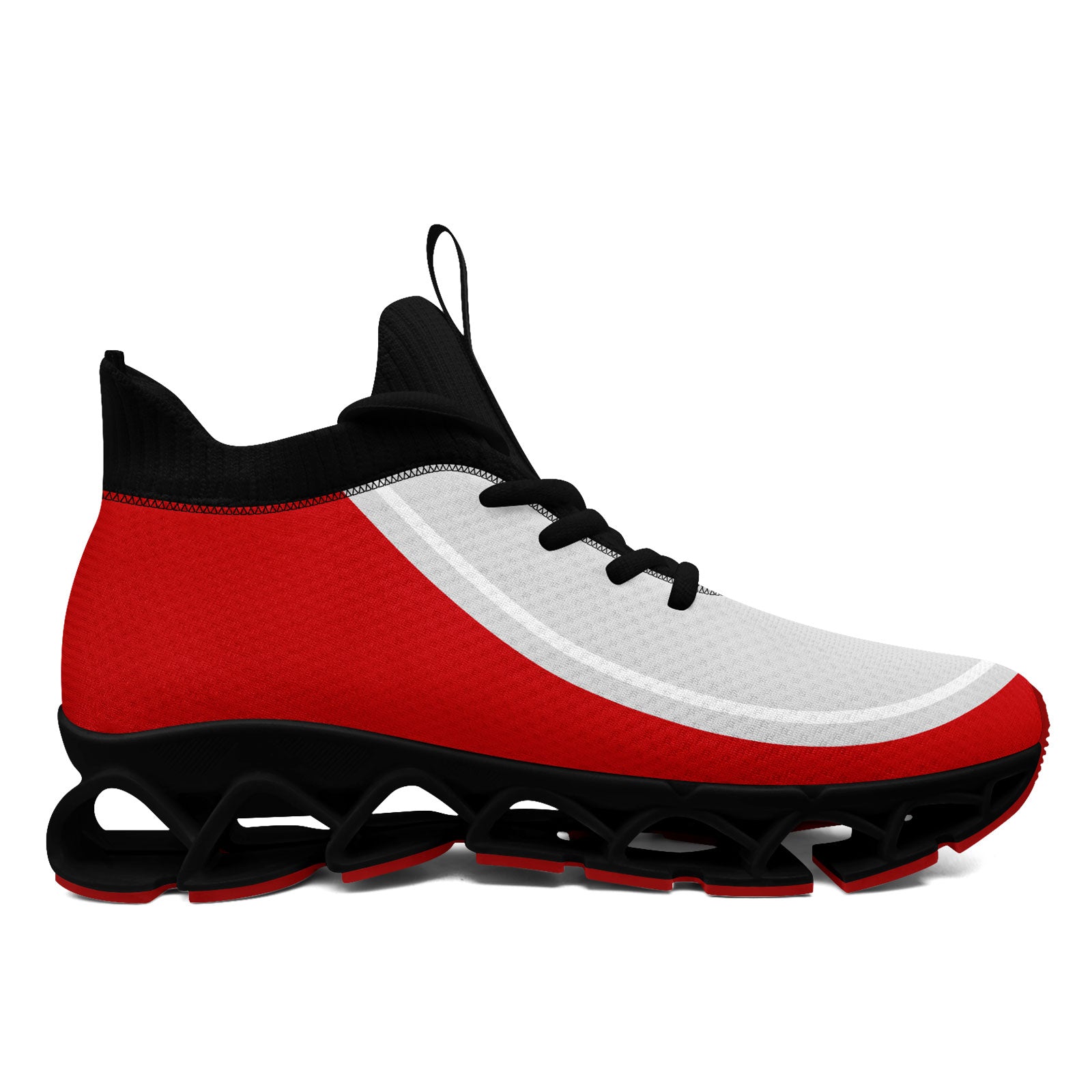 Custom Red Gray Maxsoul Shoes Personalized Sneaker FN030XD-D020388-21