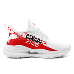 Custom 2026 World Cup Canada Sneakers DIY Country Flag Running Shoes Lightweight Sport Shoes Gift for Football Fans Personalized Team Name and Logo FN079-F023063-5