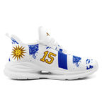 Custom Uruguay 2026 World Cup Sneakers DIY Country Flag Running Shoes Lightweight Sport Shoes Gift for Football Fans Personalized Team Name and Logo FN079-F009123-1