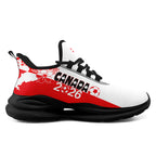 Custom 2026 World Cup Canada Sneakers DIY Country Flag Running Shoes Lightweight Sport Shoes Gift for Football Fans Personalized Team Name and Logo FN079-F023063-5