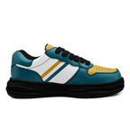 Custom Green Yellow Jacksonville Shoes Personalized Sneaker FN032-D020389-16