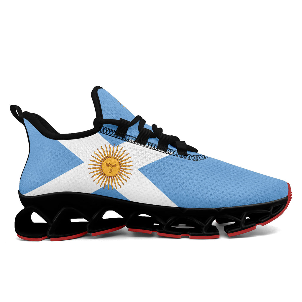 Custom 2026 World Cup Argentina Sneakers DIY Country Flag Running Shoes Lightweight Sport Shoes Gift for Football Fans Personalized Team Name and Logo FN003XD-F027046-3