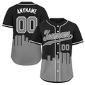 Custom Black Gray City Edition Personalized Authentic Baseball Jersey BSBJ01-D017139