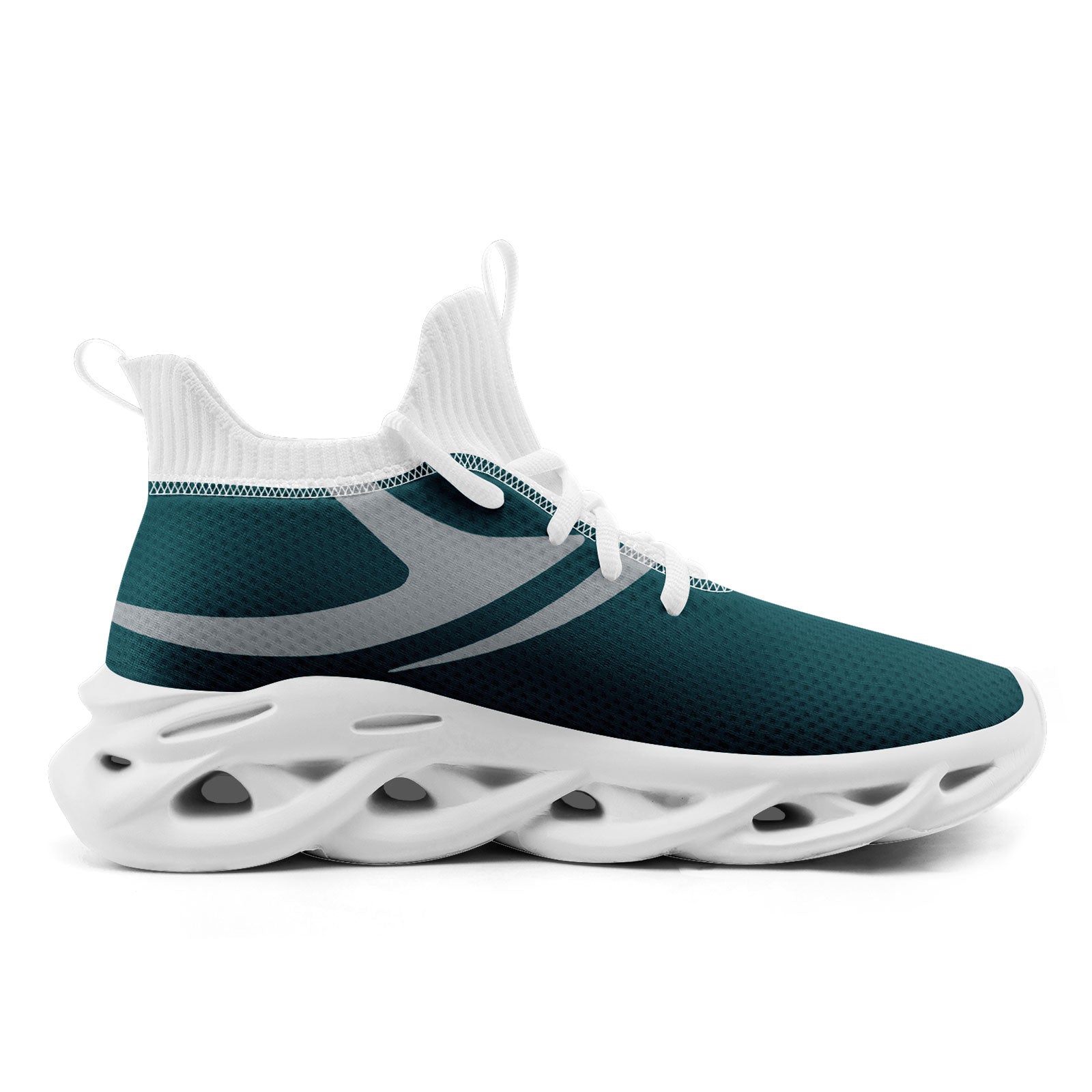 Custom Green Philadelphia Football Jersey and Sports Shoes Combo Offer Personalized Combo ZH-D025008-21