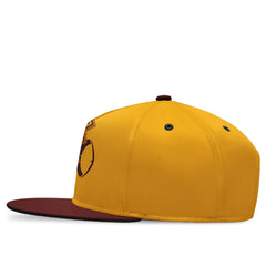 Custom Yellow Red Washington Hat Sport Design Cap Stitched Adjustable Personalized PR067B-D028017-16