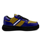 Custom Purple Yellow Baltimore Shoes Personalized Sneaker FN032-D020389-2