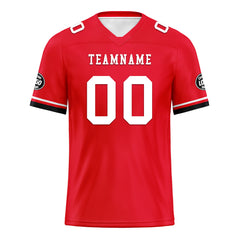 Custom Red Houston Personalized Authentic Football Jersey FBJ02-D020263-12