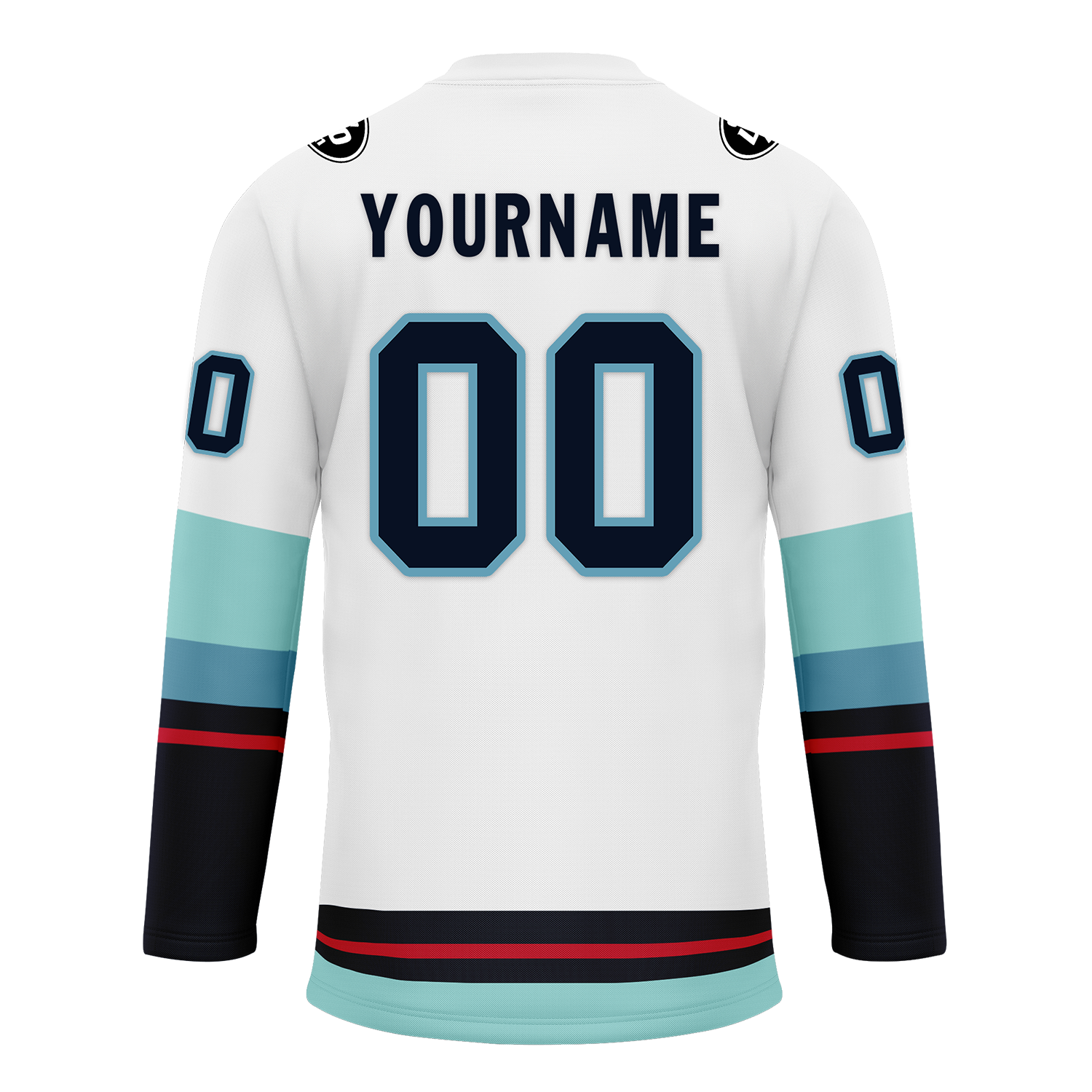 Custom White Blue Personalized Hockey Jersey HCKJ01-D0a70da