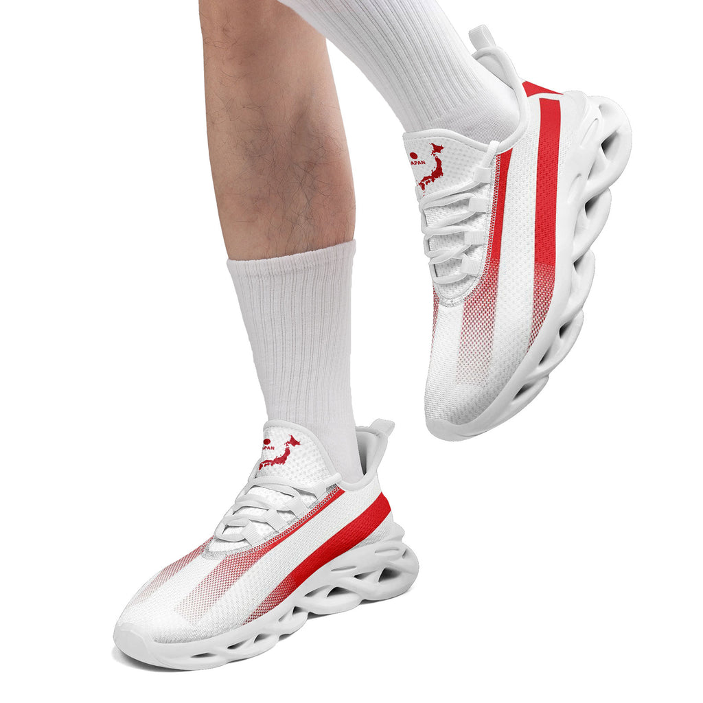 Custom Japan 2026 World Cup Sneakers DIY Country Flag Running Shoes Lightweight Sport Shoes Gift for Football Fans Personalized Team Name and Logo FN003-F025044-5