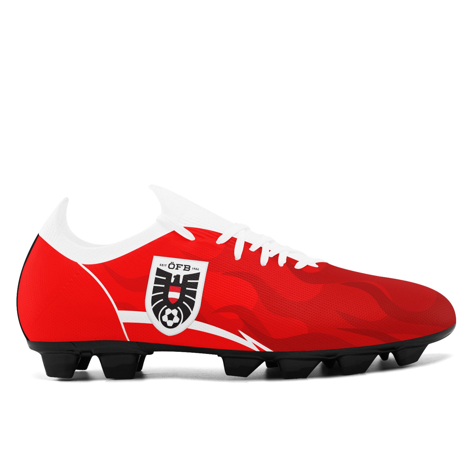 Custom Austria 2026 World Cup Sneakers DIY Country Flag Running Shoes Lightweight Sport Shoes Gift for Football Fans Personalized Team Name and Logo SC02-F020029-5