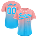 Custom Pink Blue Fade Fashion Personalized Authentic Baseball Jersey BSBJ01-D0a70f8