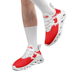 Custom 2026 World Cup Canada Sneakers DIY Country Flag Running Shoes Lightweight Sport Shoes Gift for Football Fans Personalized Team Name and Logo FN003-F023060-1