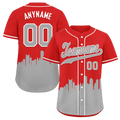 Custom Red Gray City Edition Personalized Authentic Baseball Jersey BSBJ01-D017122