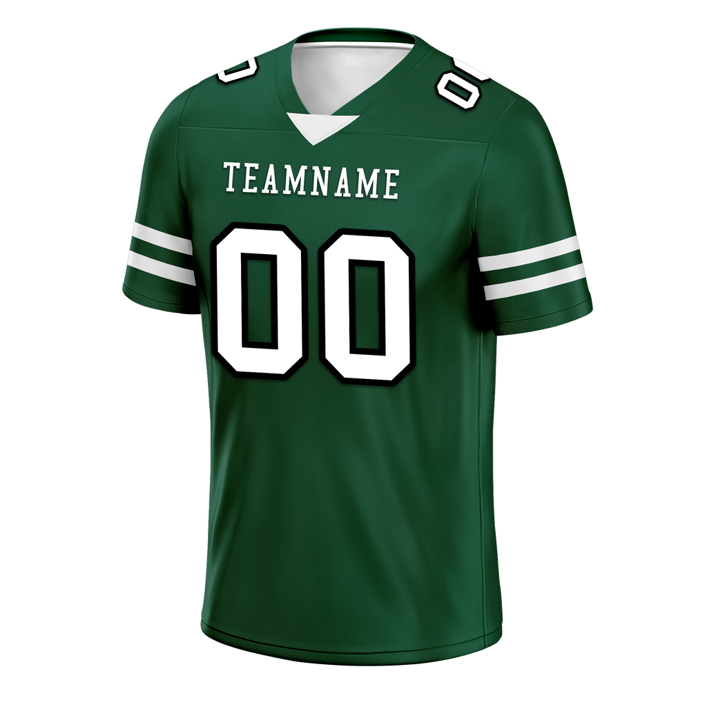 Custom Green Classic Style Personalized Authentic Football Jersey FBJ02-bd0a70a9