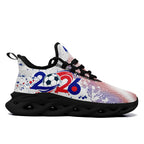 Custom France 2026 World Cup Sneakers DIY Country Flag Running Shoes Lightweight Sport Shoes Gift for Football Fans Personalized Team Name and Logo FN003-F025037-2